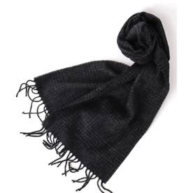 LAMBSWOOL FANCY SCARF 30 （ブラック・グレー系1）
