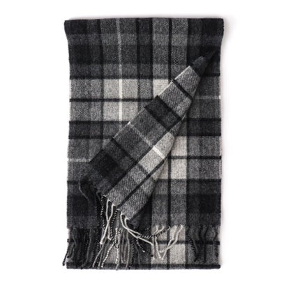 LAMBSWOOL FANCY SCARF 30 （グレー系1）｜詳細画像