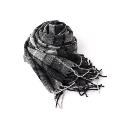 LAMBSWOOL FANCY SCARF 30 （グレー系1）｜詳細画像