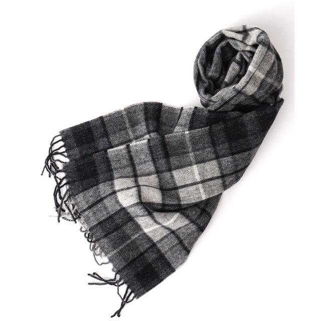 LAMBSWOOL FANCY SCARF 30 （グレー系1）
