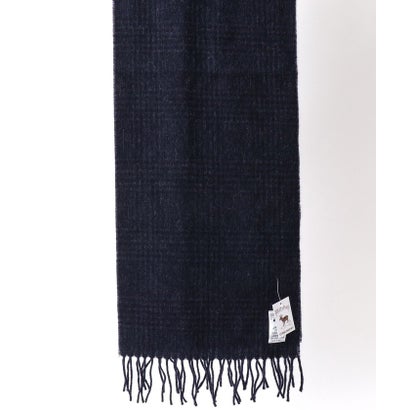 LAMBSWOOL FANCY SCARF 30 （ネイビー系1）｜詳細画像