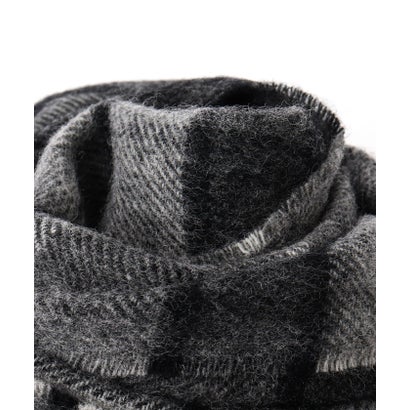 LAMBSWOOL FANCY SCARF 30 （ネイビー系1）｜詳細画像