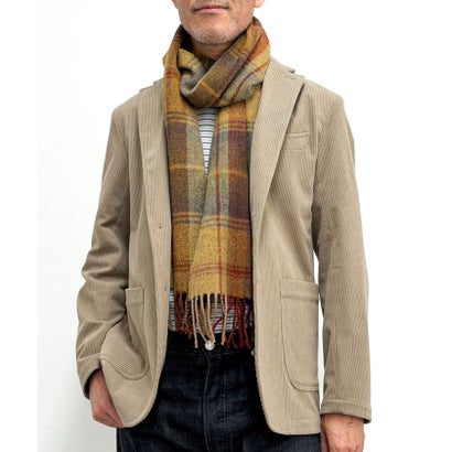 LAMBSWOOL FANCY SCARF 30 （イエロー系1）｜詳細画像