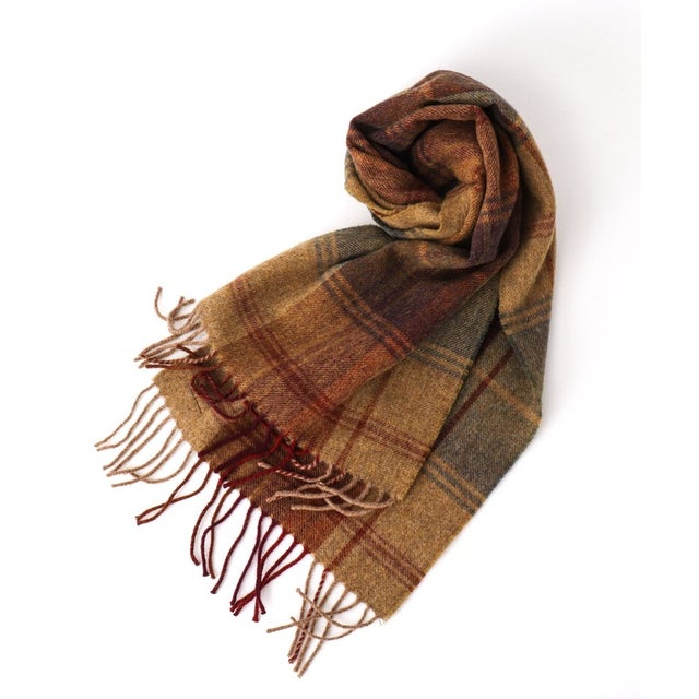 LAMBSWOOL FANCY SCARF 30 （イエロー系1）