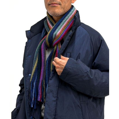 【JAMES CHARLOTTE/ジェームス・シャルロット】501 Warp Knit Multi Stripe Scarf 25 （マルチ）｜詳細画像