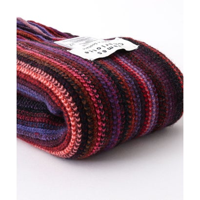 【JAMES CHARLOTTE/ジェームス・シャルロット】501 Warp Knit Multi Stripe Scarf 25 （マルチ）｜詳細画像