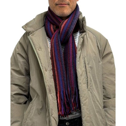 【JAMES CHARLOTTE/ジェームス・シャルロット】501 Warp Knit Multi Stripe Scarf 25 （マルチ）｜詳細画像