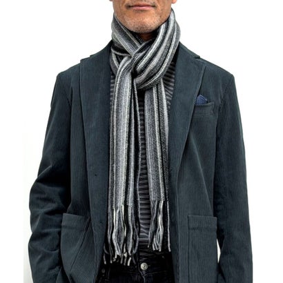 【JAMES CHARLOTTE/ジェームス・シャルロット】501 Warp Knit Multi Stripe Scarf 25 （マルチ）｜詳細画像