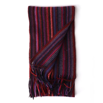 【JAMES CHARLOTTE/ジェームス・シャルロット】501 Warp Knit Multi Stripe Scarf 25 （グレー系1）｜詳細画像