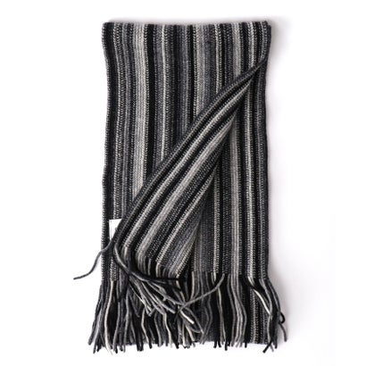 【JAMES CHARLOTTE/ジェームス・シャルロット】501 Warp Knit Multi Stripe Scarf 25 （ピンク系1）｜詳細画像