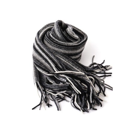 【JAMES CHARLOTTE/ジェームス・シャルロット】501 Warp Knit Multi Stripe Scarf 25 （ピンク系1）｜詳細画像