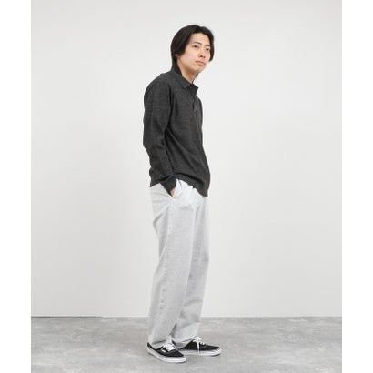 ノーリーズ グッドマン NOLLEY'S goodman 変形カノコ長袖スキッパーニットポロ （グリーン）｜詳細画像