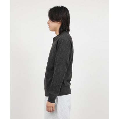 ノーリーズ グッドマン NOLLEY'S goodman 変形カノコ長袖スキッパーニットポロ （グリーン）｜詳細画像