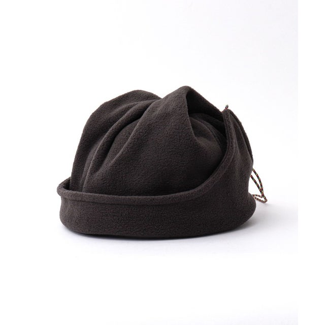 h263-1003 Lock Flap Beanie （チャコールグレー）