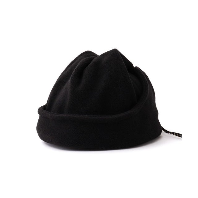 h263-1003 Lock Flap Beanie （ブラック）