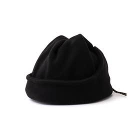 h263-1003 Lock Flap Beanie （ブラック）