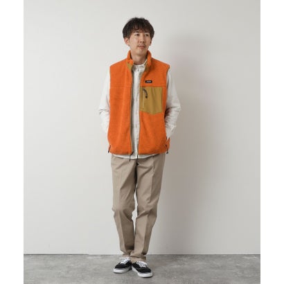 【TAION】MOUNTAIN  R/S DOWN×BOA Hi-NECK VEST （キナリ）｜詳細画像