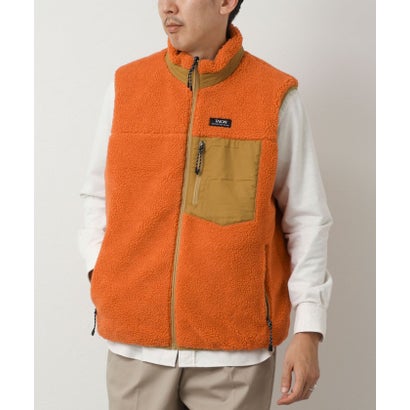 【TAION】MOUNTAIN  R/S DOWN×BOA Hi-NECK VEST （イエロー系1）｜詳細画像