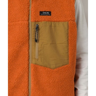 【TAION】MOUNTAIN  R/S DOWN×BOA Hi-NECK VEST （イエロー系1）｜詳細画像