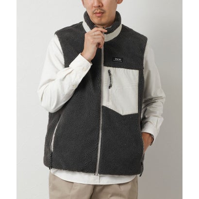 【TAION】MOUNTAIN  R/S DOWN×BOA Hi-NECK VEST （ブラック）｜詳細画像