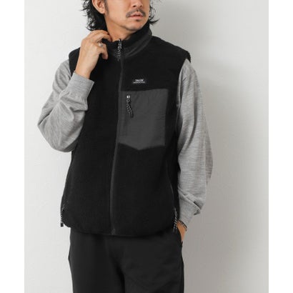 【TAION】MOUNTAIN  R/S DOWN×BOA Hi-NECK VEST （チャコールグレー）｜詳細画像