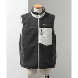 【TAION】MOUNTAIN  R/S DOWN×BOA Hi-NECK VEST （チャコールグレー）