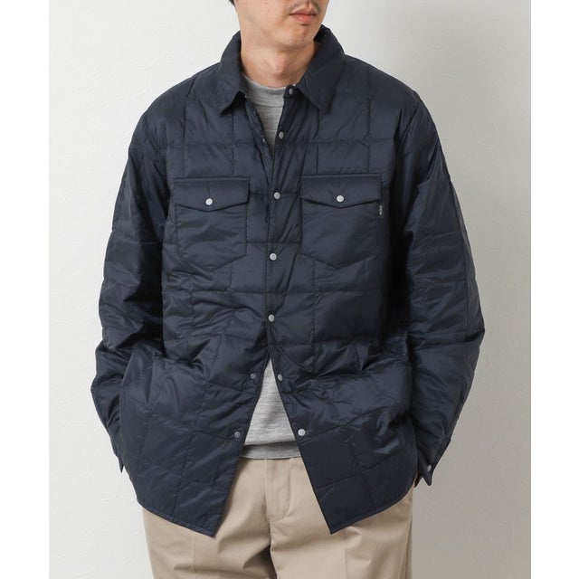 【TAION】W-POCKET DOWN SHIRTS （ダークネイビー）