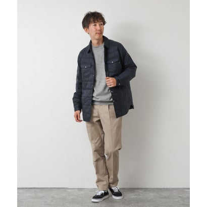 【TAION】W-POCKET DOWN SHIRTS （ブラック）｜詳細画像