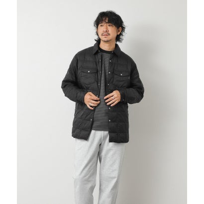 【TAION】W-POCKET DOWN SHIRTS （ブラック）｜詳細画像