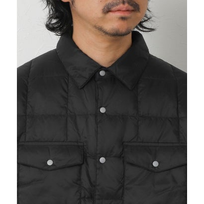 【TAION】W-POCKET DOWN SHIRTS （ブラック）｜詳細画像