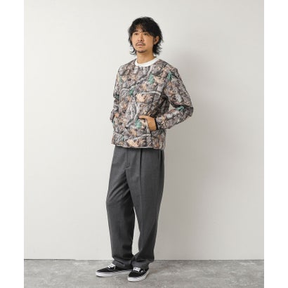 【TAION】CREW NECK BUTTON DOWN JK （ダークネイビー）｜詳細画像