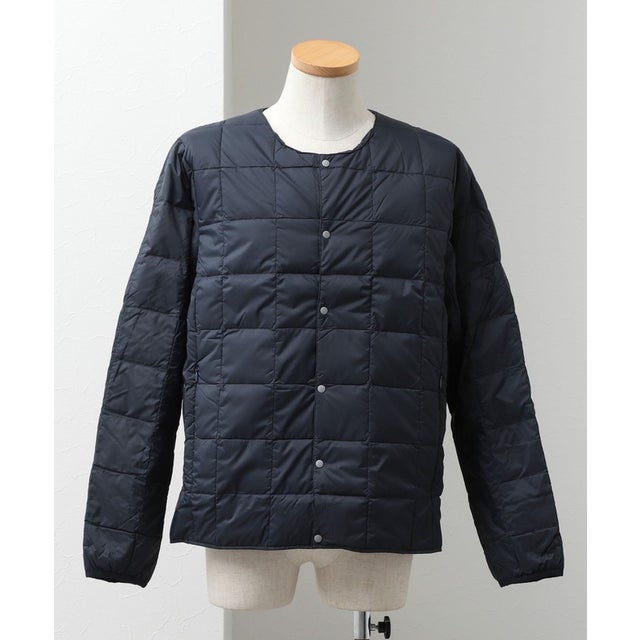 【TAION】CREW NECK BUTTON DOWN JK （ダークネイビー）