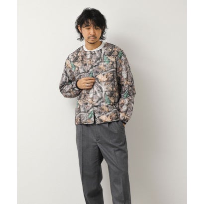 【TAION】CREW NECK BUTTON DOWN JK （グリーン系1）｜詳細画像