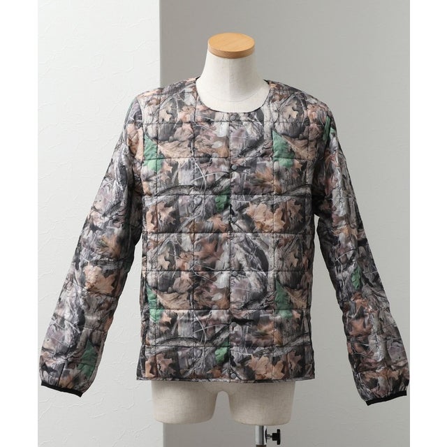 【TAION】CREW NECK BUTTON DOWN JK （グリーン系1）
