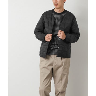 【TAION】CREW NECK BUTTON DOWN JK （ブラック）｜詳細画像