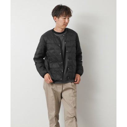 【TAION】CREW NECK BUTTON DOWN JK （ブラック）｜詳細画像