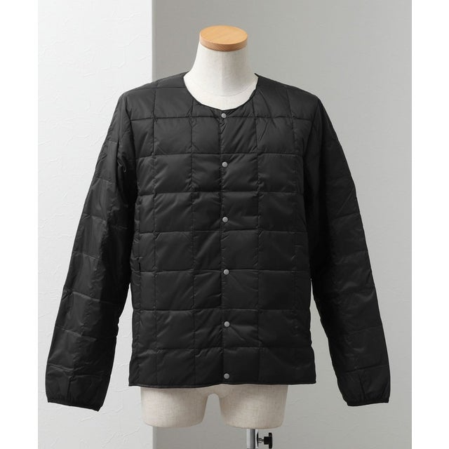 【TAION】CREW NECK BUTTON DOWN JK （ブラック）