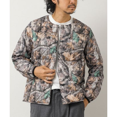 【TAION】CREW NECK BUTTON DOWN JK （ダークブラウン）｜詳細画像