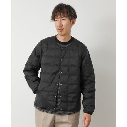 【TAION】CREW NECK BUTTON DOWN JK （ダークブラウン）｜詳細画像