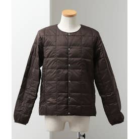 【TAION】CREW NECK BUTTON DOWN JK （ダークブラウン）