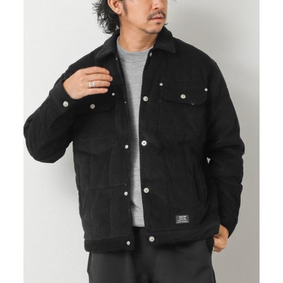 【TAION】WORK TRUCKER CORDUROY DOWN JKT （ブラック）｜詳細画像