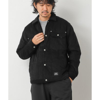 【TAION】WORK TRUCKER CORDUROY DOWN JKT （ブラック）｜詳細画像