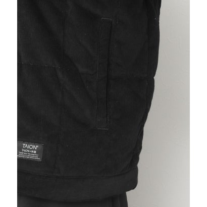 【TAION】WORK TRUCKER CORDUROY DOWN JKT （ブラック）｜詳細画像