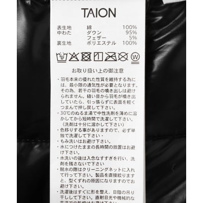 【TAION】WORK TRUCKER CORDUROY DOWN JKT （ブラック）｜詳細画像