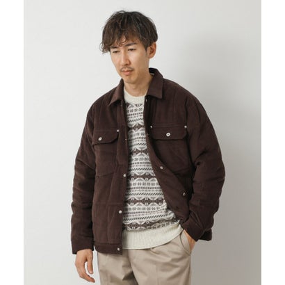 【TAION】WORK TRUCKER CORDUROY DOWN JKT （ブラック）｜詳細画像