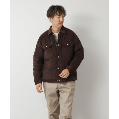 【TAION】WORK TRUCKER CORDUROY DOWN JKT （ブラック）｜詳細画像