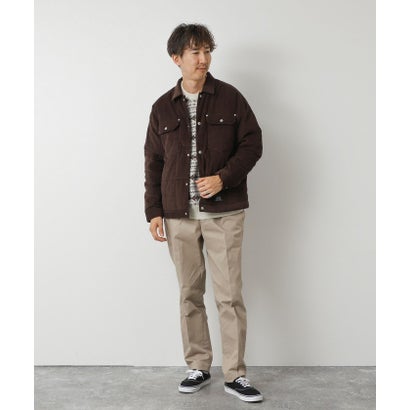 【TAION】WORK TRUCKER CORDUROY DOWN JKT （ダークブラウン）｜詳細画像