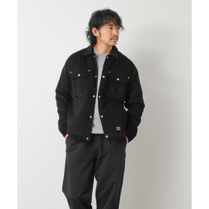 【TAION】WORK TRUCKER CORDUROY DOWN JKT （ダークブラウン）｜詳細画像