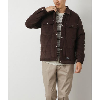 【TAION】WORK TRUCKER CORDUROY DOWN JKT （ダークブラウン）｜詳細画像