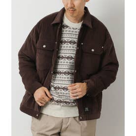 【TAION】WORK TRUCKER CORDUROY DOWN JKT （ダークブラウン）